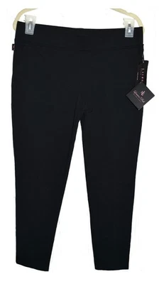 NEW WOMENS LAUREN RALPH LAUREN BLACK LEGGINGS SIZE M - Image 1 of 4