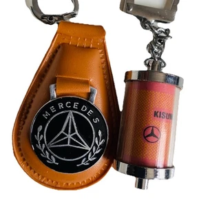 MERCEDES BENZ KEYRINGS BUNDLE Vintage Mercedes Car Motoring 1960s Africa - Picture 1 of 8