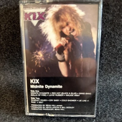 Kix Midnite Dynamite 1985 Cassette Tape Glam Hard Rock Hair Metal - Image 1 of 4
