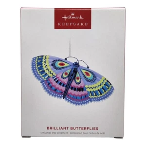 Hallmark BRILLIANT BUTTERFLIES 8th 2024 Keepsake Ornament Butterfly ~ New In Box - Imagen 1 de 5