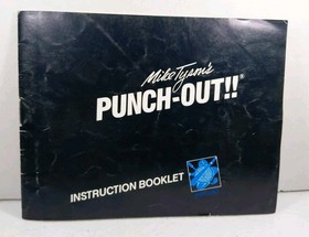Mike Tyson's Punch-Out!! (Nintendo, 1987) Folleto de instrucciones &iexcl;SOLO! - NES