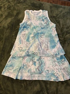 EUC Sofibella Wm Tank (M)/Skort (L) Set Tennis Golf Pickleball atmungsaktiv Komfort - Bild 1 von 7