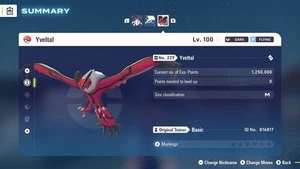 6IV Yveltal Pokemon Legends ZA + Master Ball - Picture 1 of 2
