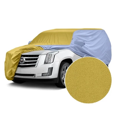 For Ram ProMaster City 19-22 Car Cover WeatherShield HP Two-Tone Yellow Custom - Image 1 of 4