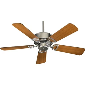 Quorum International Q43425 Indoor Ceiling Fan - Nickel - Picture 1 of 7