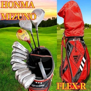 Mizuno & Honma Golf Club Set 13 pcs, Driver, Fairway, Irons, Used - Picture 1 of 12