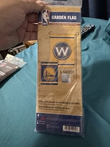 Golden State Warriors 2 Sided 12.5" x 18" Garden Flag NBA Banner Sign Yard - Picture 1 of 2