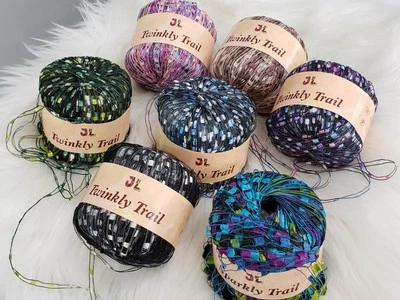 Lote de 7 culos NOS. Colores (2) SPARKLY TRAIL TWINKLY VINTAGE ROSA AZUL COLORIDO Foto 1 de 4