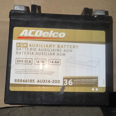 ACDelco AUX14-200 AGM Auxiliary Battery for Grand Cherokee Durango Pacifica - Image 1 of 4