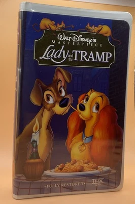 Lady and the Tramp VHS Disney Clamshell Masterpiece ** Buy 2 Get 1 ** - Image 1 of 3