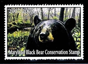 Maryland Conservation ""oso negro"" Mognh 2007 - en muy buen estado/xf - Imagen 1 de 1