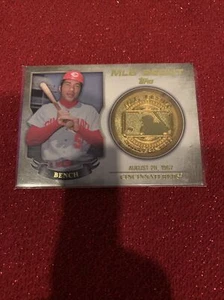 2016 Topps MLB Debut Medallions Series 2 #MLBD2M-2 Johnny Bench Cincinnati Reds - Picture 1 of 2