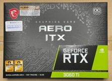 MSI GeForce RTX 3060 Ti AERO ITX 8G OC LHR Graphics Card Board New single Fan