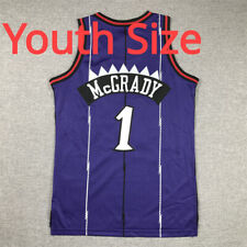 Youth Size Toronto 15# Vince Carter 1# Tracy Mcgrady Basketball Jersey Stitched