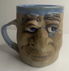 3D Face Art Keramik glasierter Becher - Bild 1 von 7