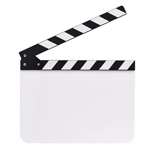 Acrylic Film Clapboard Director'S Cut Action Scene Clapper Board 30 * 24cm R5S8 - Picture 1 of 10