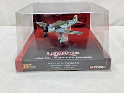 NEW Corgi Legends WWII German Focke-Wulf FW190A-4 Airplane 1:72 Scale Diecast - Image 1 of 4
