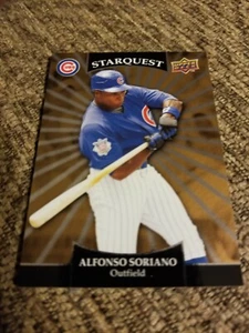 2008 Upper Deck Starquest Gold Rare Alfonso Soriano SQ-3 Chicago Cubs - Picture 1 of 2
