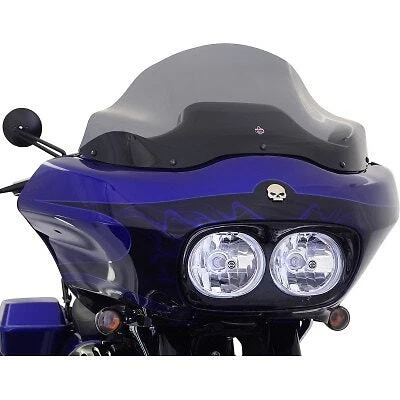 Parabrisas Klock Werks 12" Dark Smoke Flare Harley Road Glide FLTR FLTRX 98-13 Foto 1 de 2