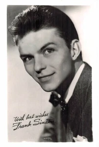 Frank Sinatra cantante americano attore foto reale RPPC - Foto 1 di 2