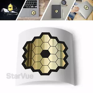 Sticker of James Webb Space Telescope Mirror Astronomy (4cm, 8cm) - Picture 1 of 8