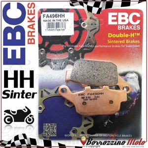 PASTIGLIE FRENO POSTERIORE EBC SINTER FA496HH KAWASAKI Z 800 ABS 800 2013-2016 - Foto 1 di 5