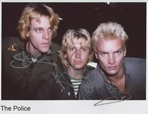 The Police (Band) Sting SIGNED Photo 1st Generation PRINT Ltd, + Certificate / 1 - Picture 1 of 1