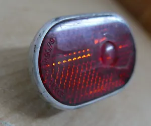 Rücklicht 6v, 0,6 W mit Glühbirne funktionstüchtig für antikes, altes Fahrrad - Bild 1 von 5