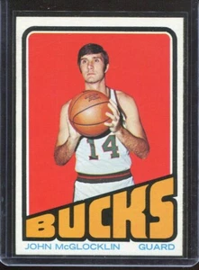 1972 Topps Basketball # 54 John McGlocklin (NM) Near Mint - Picture 1 of 2