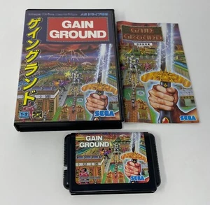 Gain Ground Sega Mega Drive CIB Completo en Caja con Manual - Bonito Auténtico - Imagen 1 de 20