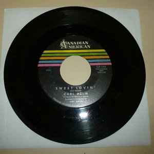 TEEN DOO WOP 45 RPM RECORD - CARL HELM - CANADIAN AMERICAN 146 - Imagen 1 de 2