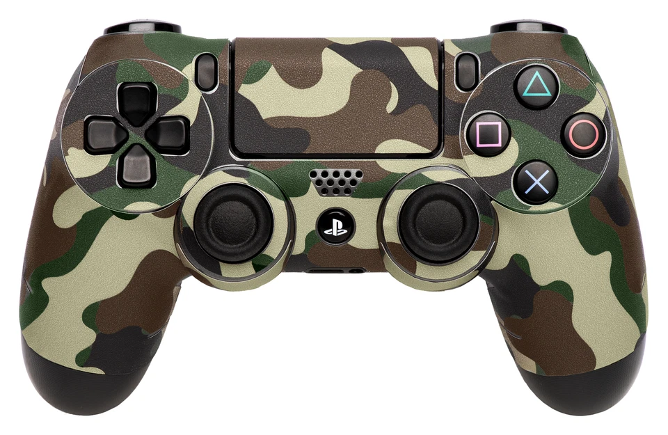 Skin - Aufkleber - Sticker für PS4 PlayStation 4 Controller Camo Green (NEU&OVP) - Bild 1 von 1