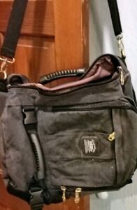 KAUKKO Vintage Casual Canvas and  Rucksack Backpack  Backstrap Multiple Use 