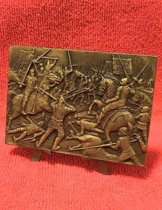 Beautiful Rare Broze Medal , Aljubarrota Battle 14-08-1385... - Picture 1 of 5