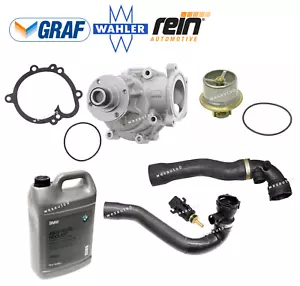 For BMW E46 M3 Water Pump & Thermostat + Upper Lower Hose Sensor Coolant Kit OES - Picture 1 of 1
