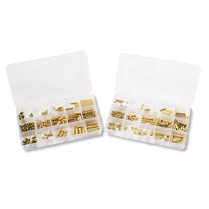 360-tlg M2-4 Männ/Weiblich Hex Messing Abstandshalter Distanzhülse Sortiment Set - Bild 1 von 1