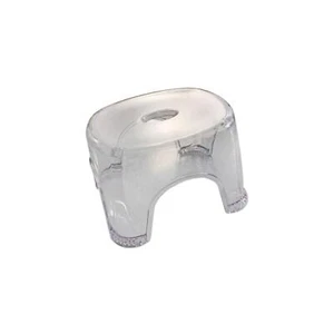 Acrylic Shower Stool Shoe Changing Stool for Living Room - Picture 1 of 10