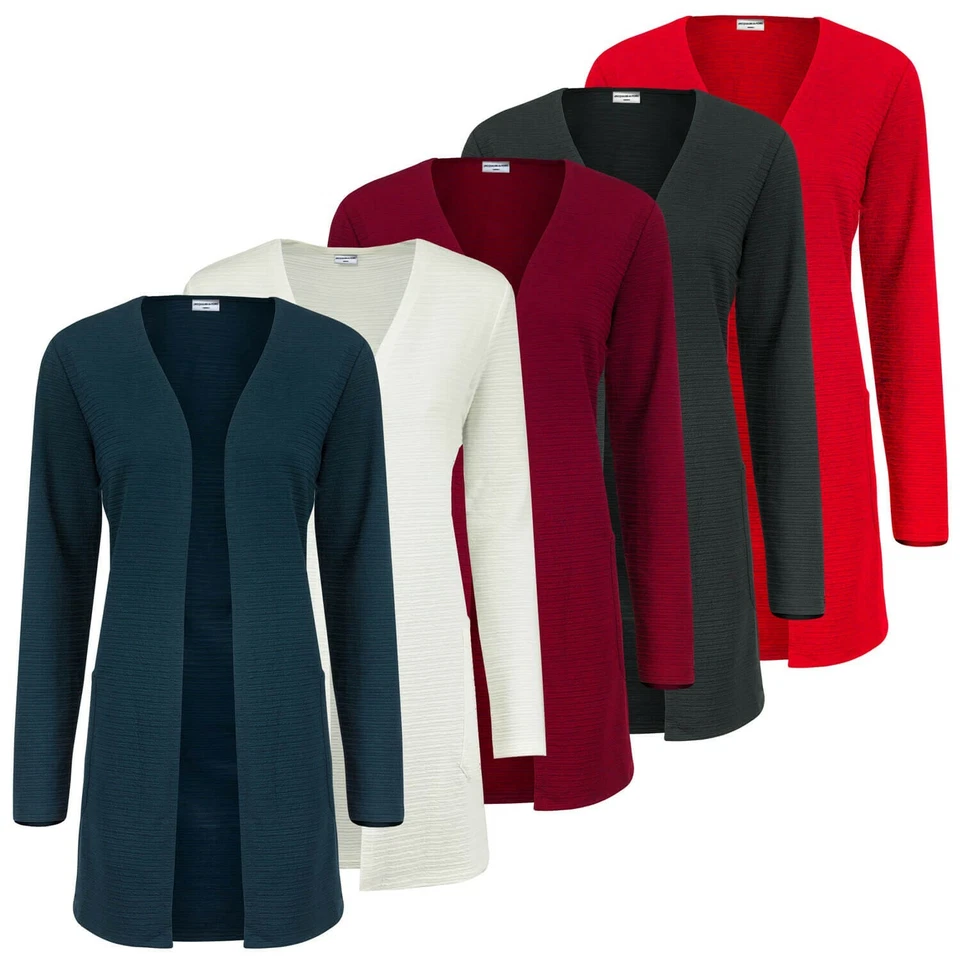 JACQUELINE de YONG Damen Sweat Cardigan Blazer Verschlusslose Jacke JDYNEWPOINT - Bild 1 von 1