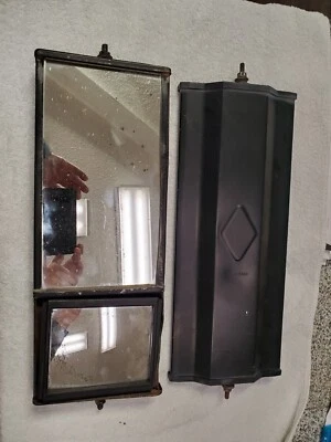 Espelhos retangulares vintage de caminhão 6 1/2" de largura X 16" de altura de um 1974 internacional - Imagem 1 de 4