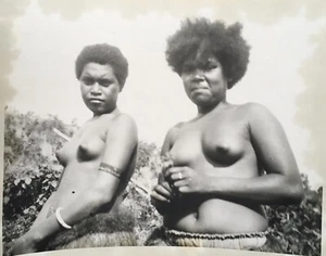 1940’s Classic nude woman pinup girl New Guinea African VTG Model photo original - Picture 1 of 2