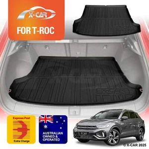Heavy Duty Cargo Trunk Mat Boot Liner Luggage Tray for VW Volkswagen T-Roc 2020+ - Imagen 1 de 10