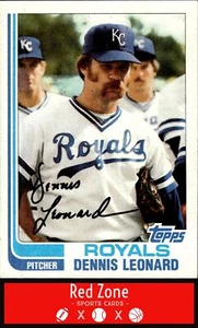 1982 Topps - #495 Dennis Leonard NM Set Break. - Picture 1 of 2