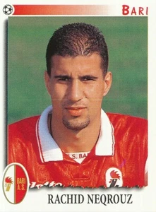 030 RACHID NEQROUZ # MAROKKO AS.BARI STICKER FUSSBALLSPIELER 1998 PANINI - Bild 1 von 2