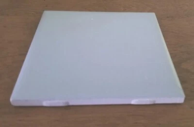 Vintage New Daltile 4 1/4"  x  4 1/4  Ceramic Tile  Light Gray Matte Desert - Image 1 of 4