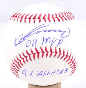 Vladimir Guerrero Sr. Signed Rawlings OML Baseball w/3 Inscriptions-BeckettWHolo - Picture 1 of 12
