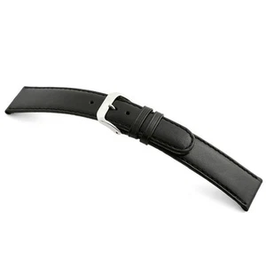 Liberación rápida | Correa de reloj de cuero para silla de montar | Arizona | Negra - Imagen 1 de 2