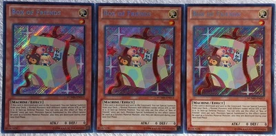 Yugioh 3x Box of Friends NUMH-EN013 Secret Rare 1st Edition Near Mint Playset - Image 1 of 4