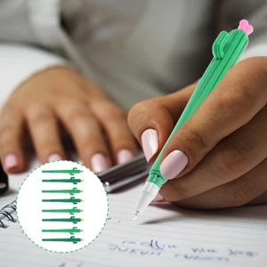 10 Pezzi Penna Neutra Gel Cactus Penne Firma Studenti Forniture Cancelleria - Foto 1 di 12