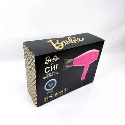 限量版芭比娃娃 X CHI 沙龙风格小巧型吹风机 - GF1140 * 新 * — 第 1/4 张图片