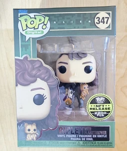 Funko POP! Digital Alien Ripley w/ Flamethrower w/ .50mm POP! Protector *Read - Picture 1 of 9